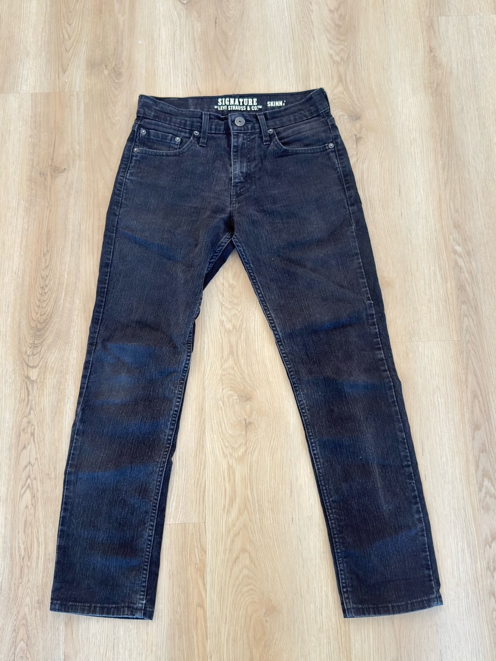 Levi’s Signature Men’s Slim Straight Jeans - Black Wash
